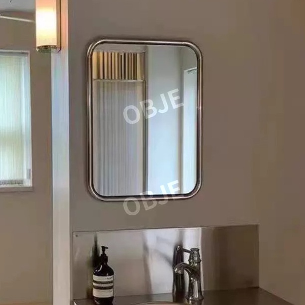 벽거울 벽걸이 욕실거울 스테인리스 화장대 인테리어 - 상품 이미지