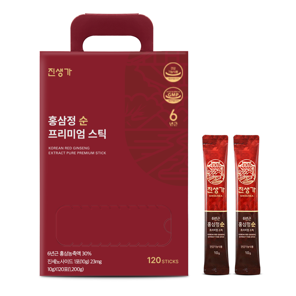 진생가 홍삼정 순 프리미엄 스틱 10g 120포 실속형 이미지 3