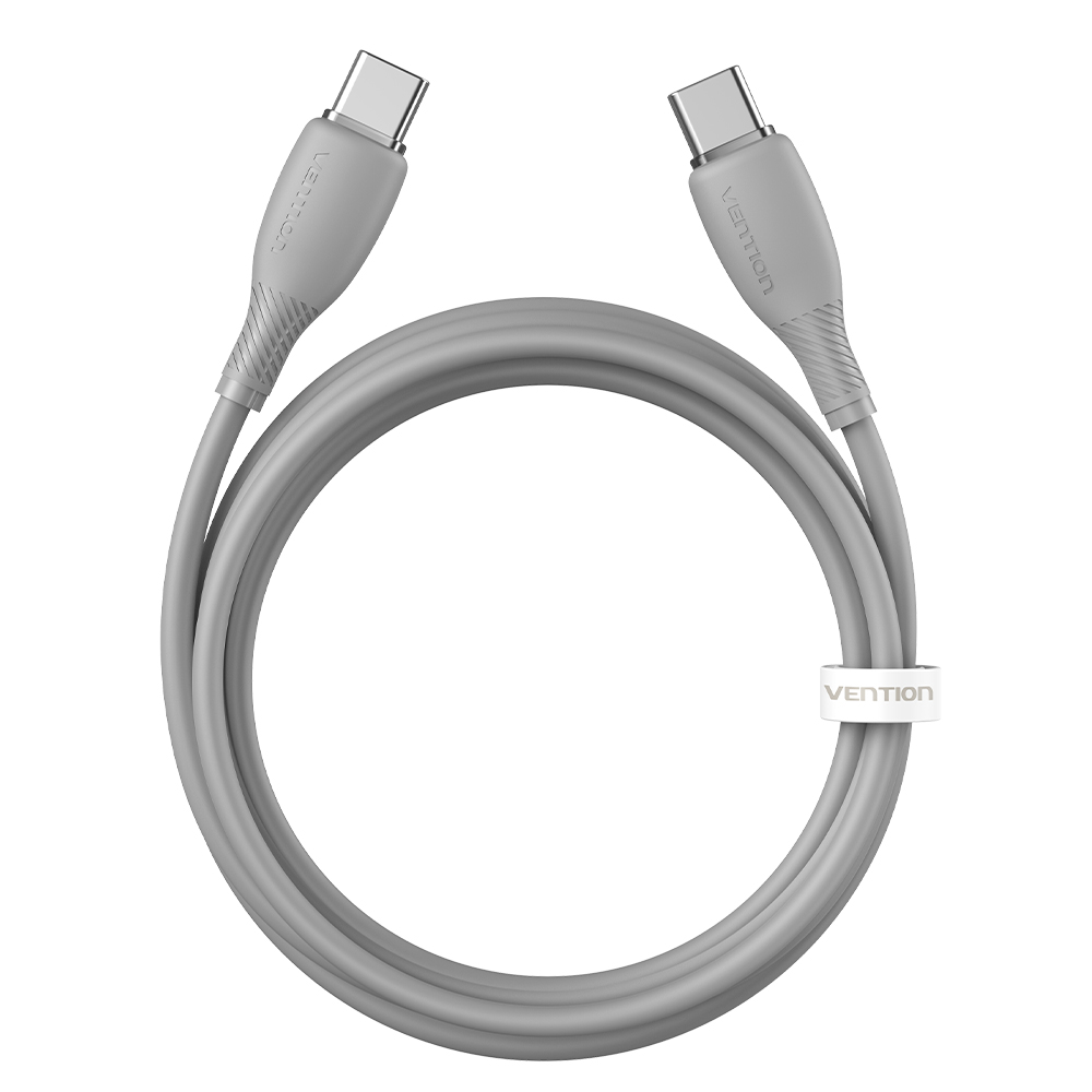 벤션 파스텔 100W PD C to C타입 고속충전케이블 TRW 그레이, 1개, 1m - 상세 이미지 2