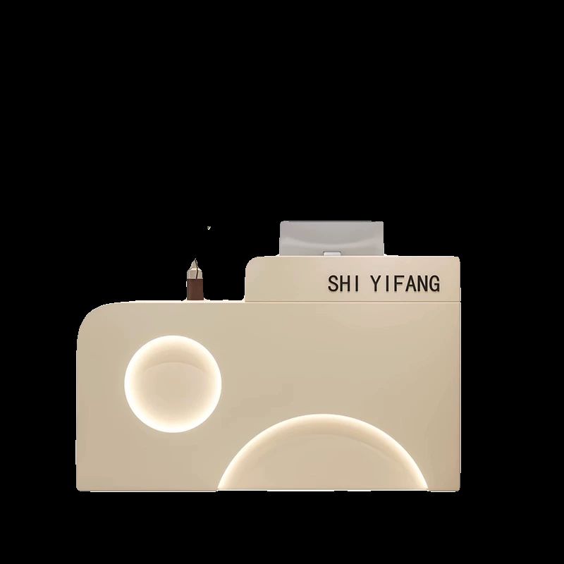 안내데스크 카운터 접수데스크 프론트 인포데스크 미용실 카페 업소용 테이블 - 상세 이미지 3