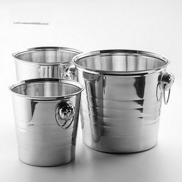 프리미엄 와인 샴페인 버킷 아이스버킷 칠러 얼음통 양주 칠링 7L 헤드 스 클립 1L 스 큐브 버킷 물분리판포함 - 상품 이미지