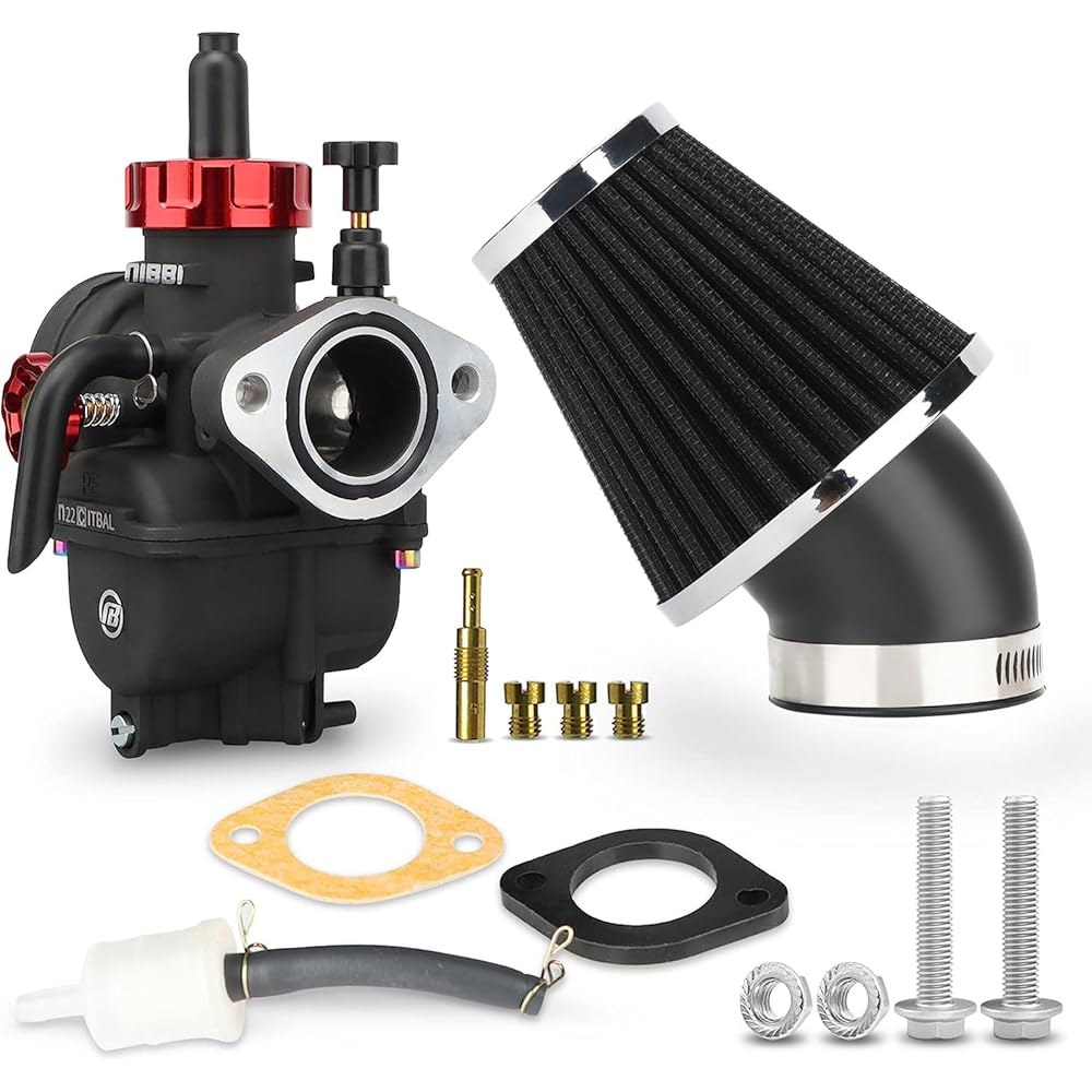 NIBBI PE22 카뷰레터 키트, 22mm 카뷰레터와 - 110cc 125cc 130cc 더트 바이크 피트 아폴로 타오타오 리판 카요 SSR에 적합합니다 PE17FL - 상품 이미지