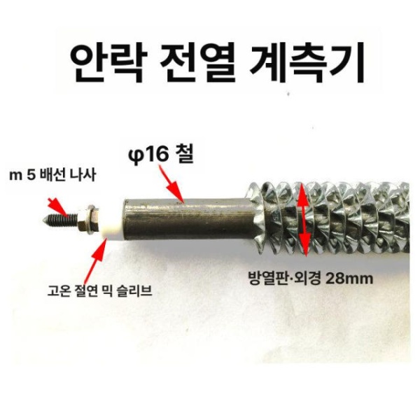 산업용 강력 히터봉 U자형 스테인리스 발열봉 410mm 400w l 410mm 400w - 상세 이미지 4