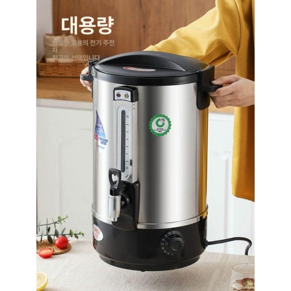 프리미엄 스테인리스 전기 보온통 가열기 온수통 단열 물통 대형 10.5L 6.8L - 상세 이미지 3