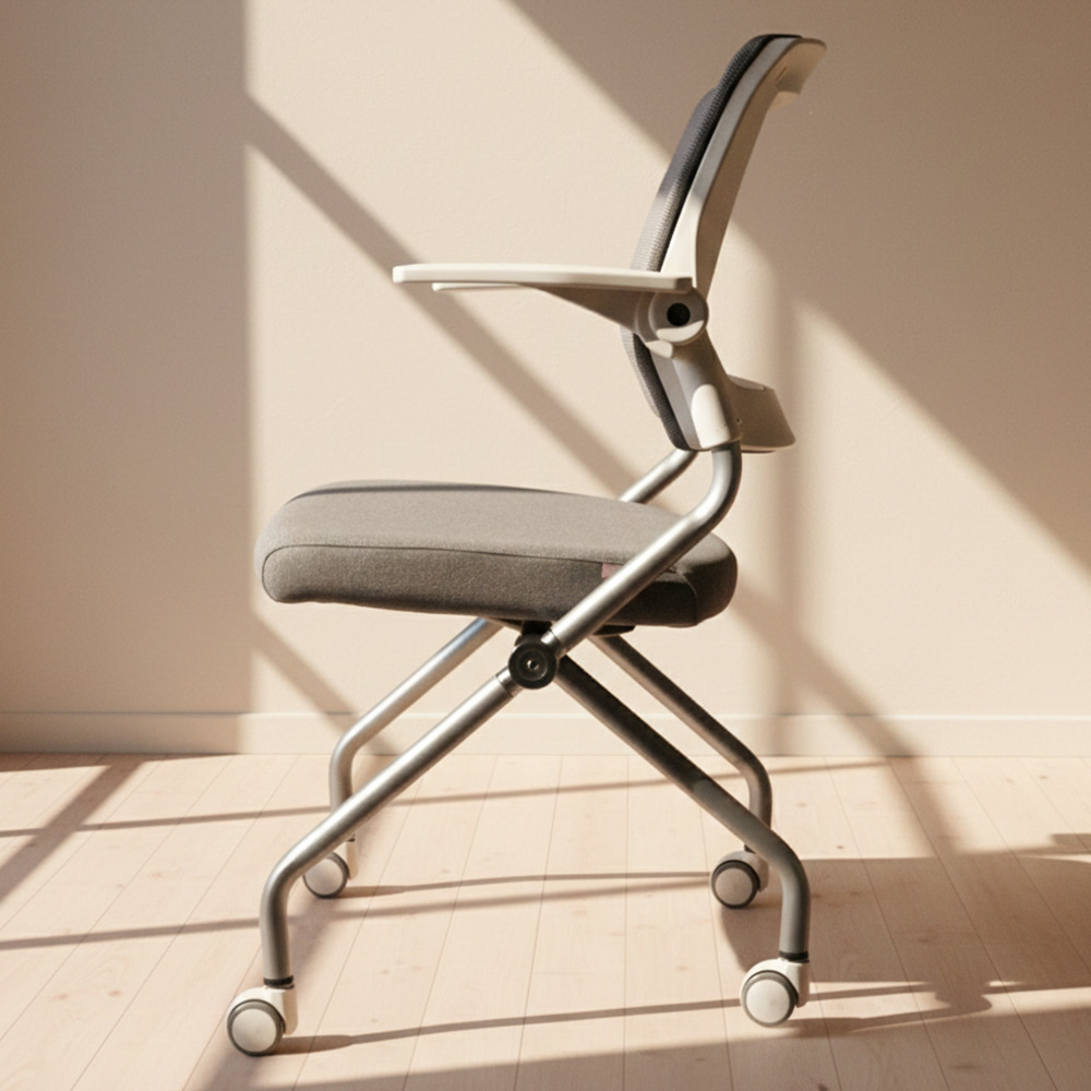 뷰티즈체어 접이식 학생 공부 바퀴없는 책상 의자 회의용 서울대 틸팅 조절, 3.W 라베