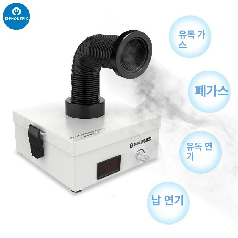 탁상용 연기 흡입기 집진 치과 납땜 소형 제연기 용접 집진기 배출기 자바 썩션 탁상형 - 상세 이미지 3