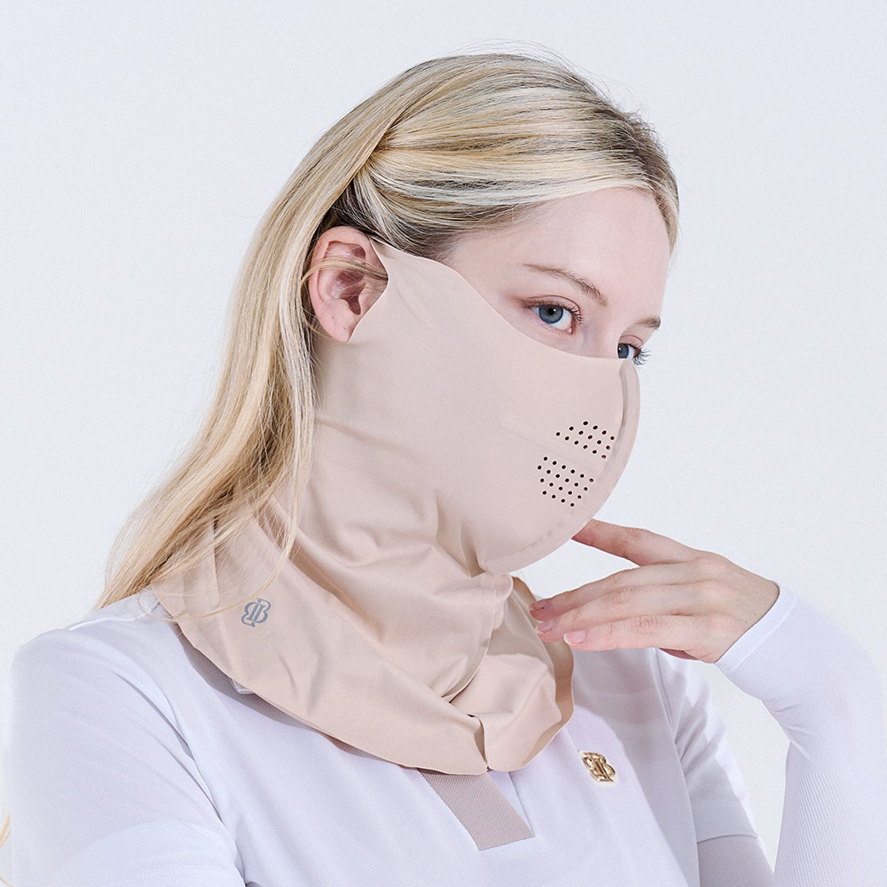 자외선차단 골프 마스크 얼굴햇빛가리개 여성 남성 안면 쿨 자전거 등산 제품 이미지