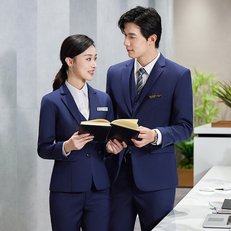 남성 가을 정장 신사복 겨울 캐주얼 남성 남성 블랙 수트+화이트 셔츠+바지 3종 세트, S - 상세 이미지 3