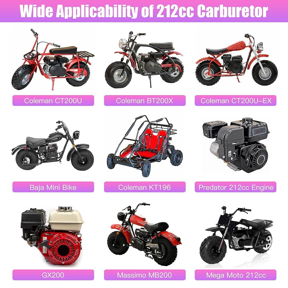 프레데터 212cc 196cc 콜먼 CT200U KT196 타오타오 쿨러 CG 125cc 150cc 250cc 엔진 XR100 ATV 더트 핏 바이크 바하 미니 고 카트 부품을 - 상세 이미지 3