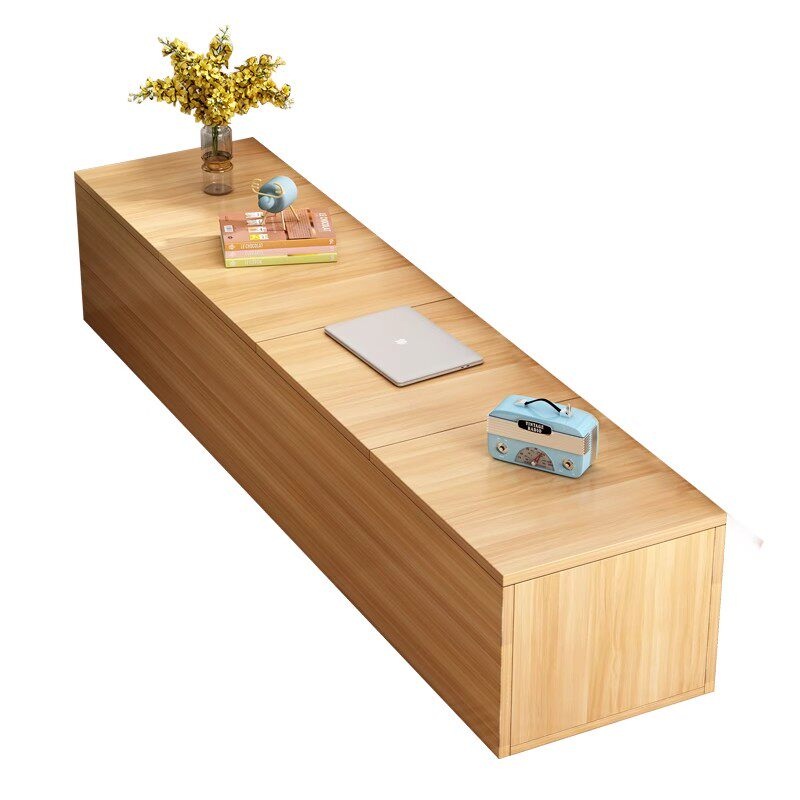 수납 침대 확장 프레임 연장 사이드 틈새 원목 수납형 침실 공간 활용 가구침틀 2도어 60x50x40 모델 - 상세 이미지 4