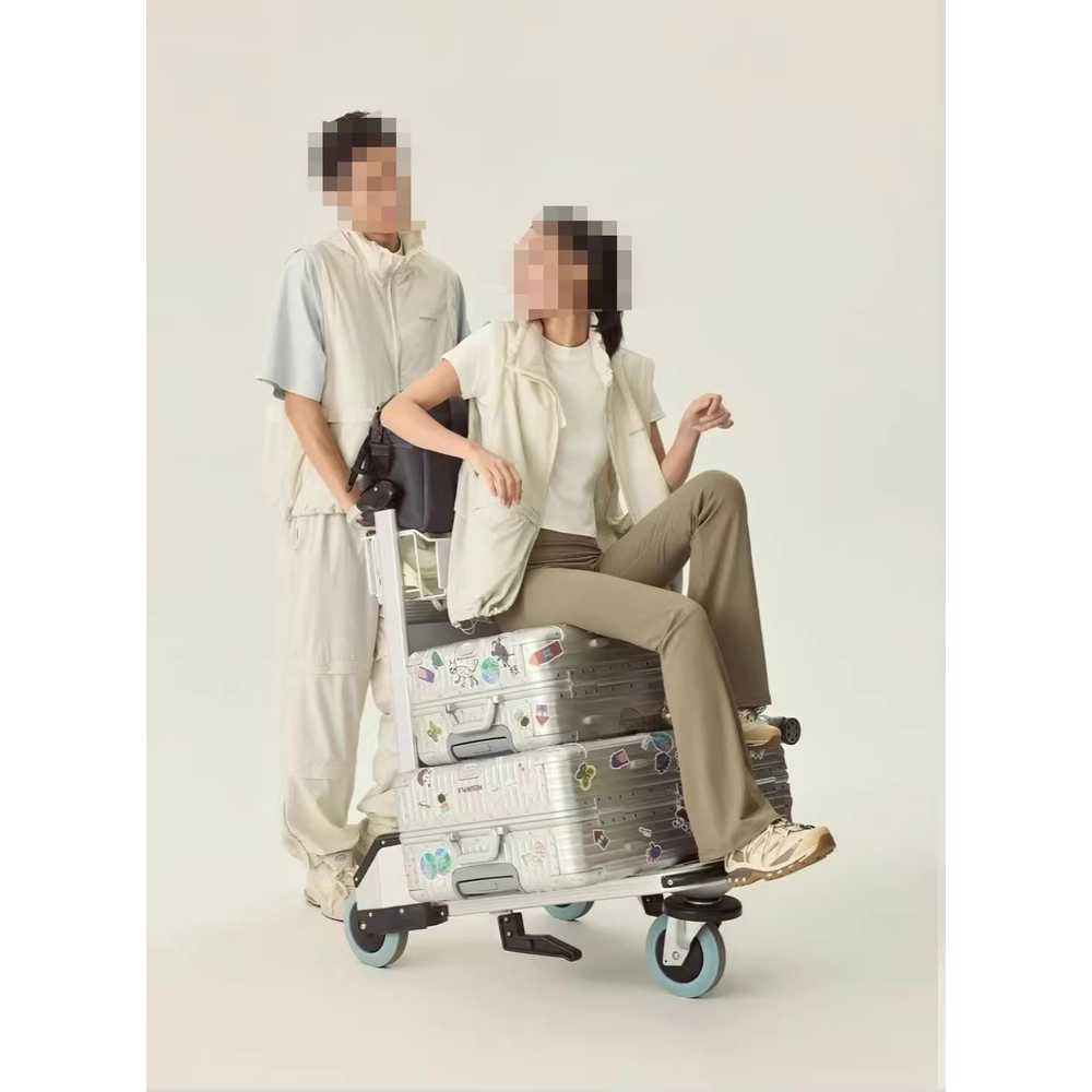공항 카트 벨보이 핸드카트 손수레카트 구르마 캐리어 X320-LW1D 원형 핸들/바스켓 미포함 - 상세 이미지 4