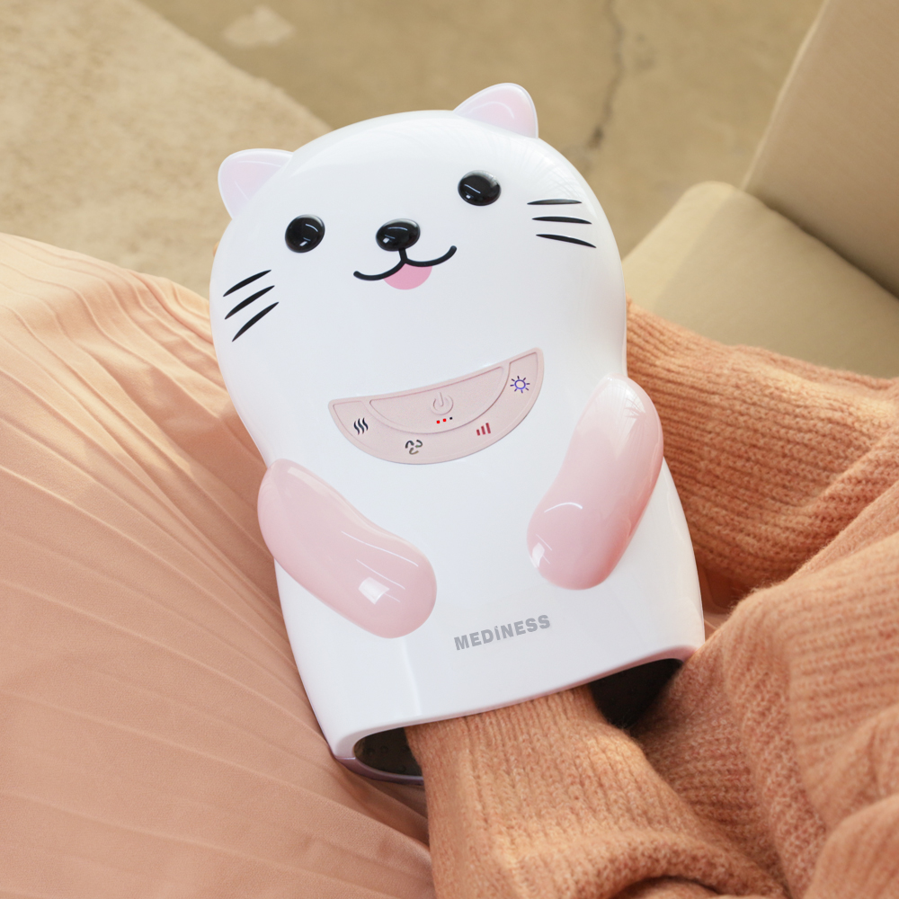 냥이 공기압 온열 손가락 손목 손등 손바닥 안마기 손마사지기 MDM-008 - 상품 이미지