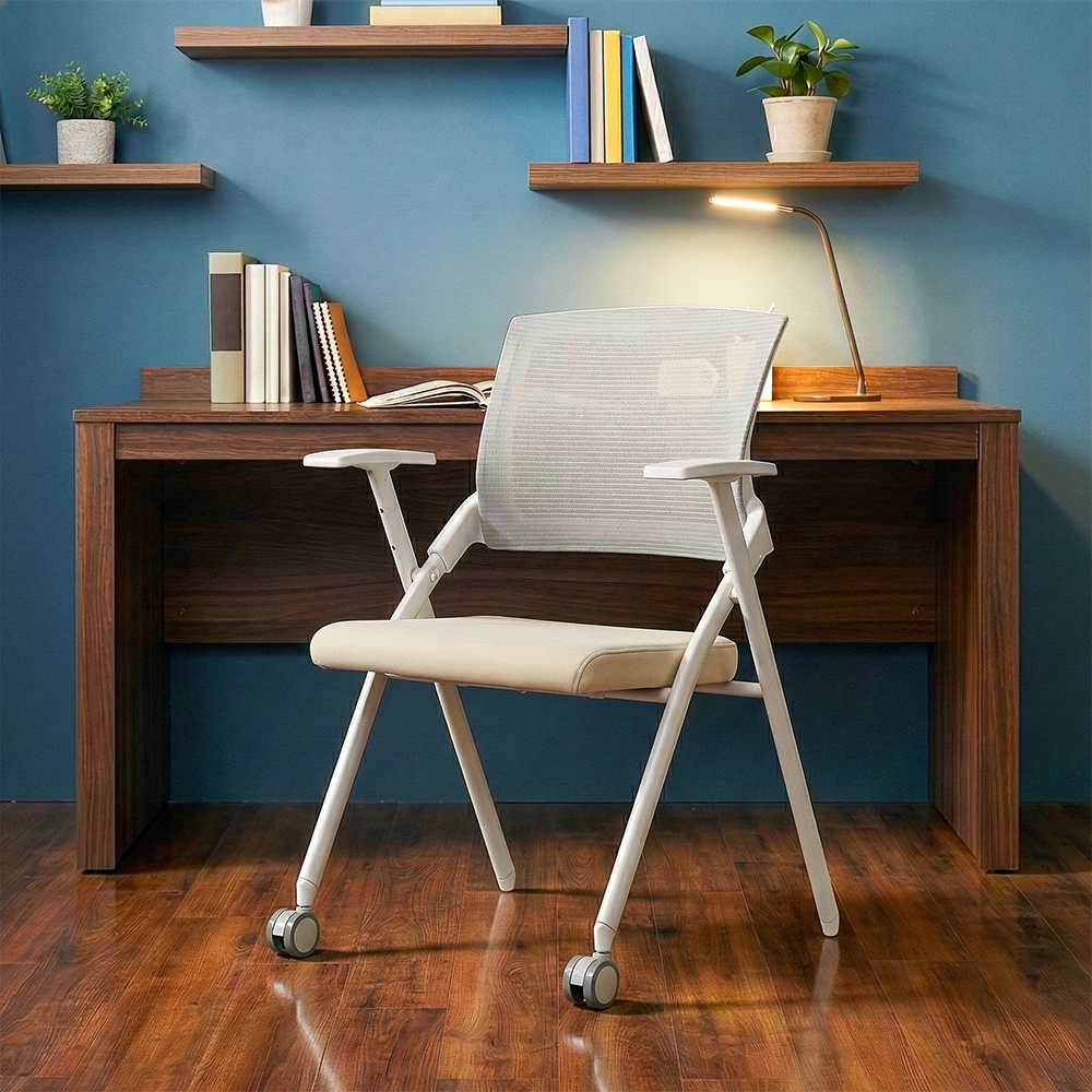 린백토리 포커스 LTY100S 학생 바퀴없는 허리 편한 공부 책상 사무실 회의실 접이식 메쉬 의자