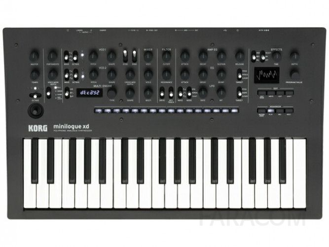 KORG 미니로그 신디사이저 미니건반 휴대용 아날로그 전자키보드 디지털 음악프로듀서 작곡용 악기 - 상품 이미지