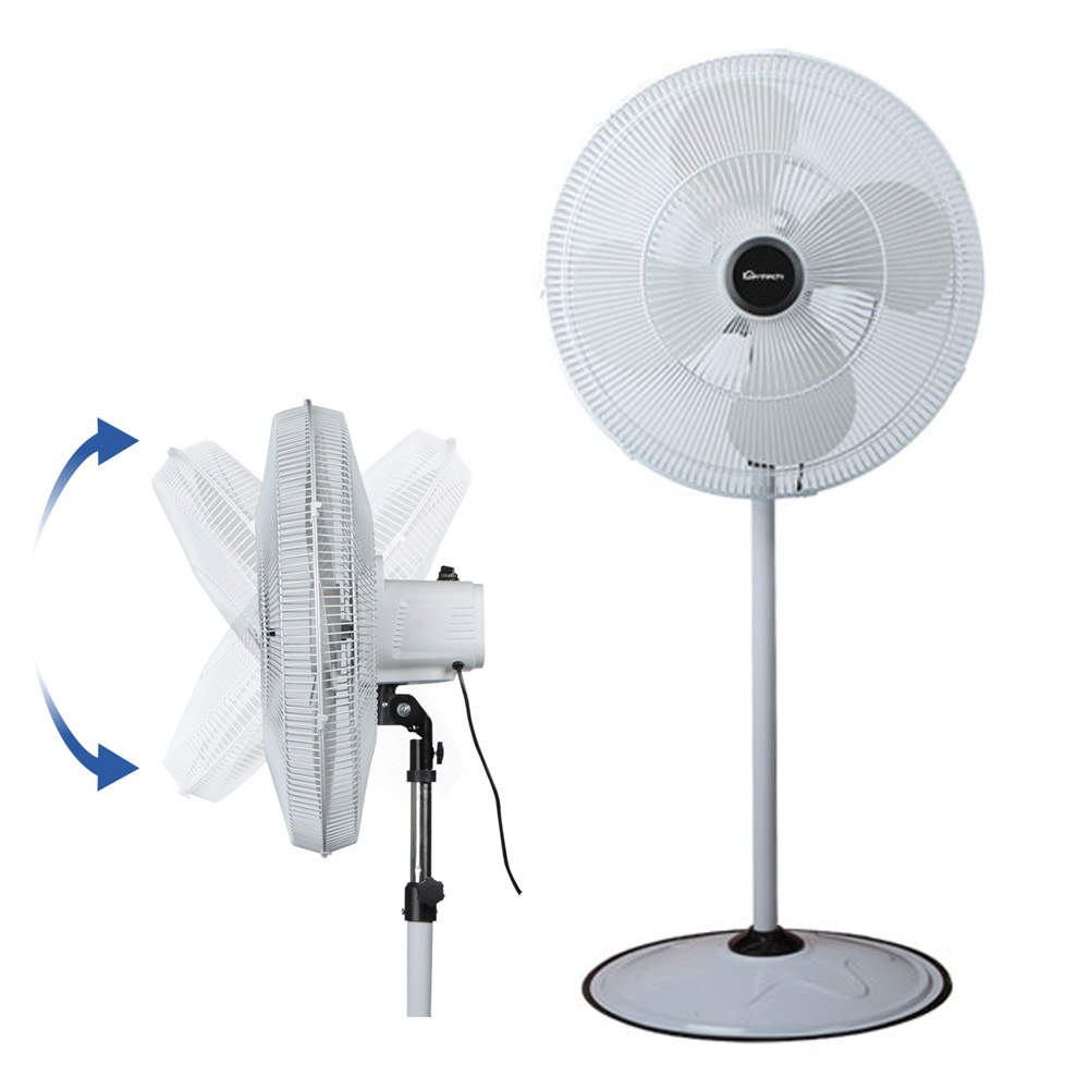 젠텍 대형선풍기 30인치 76cm 공업 산업 업소용 메탈 키높이 선풍기 4엽 자동좌우회전 - 상세 이미지 3