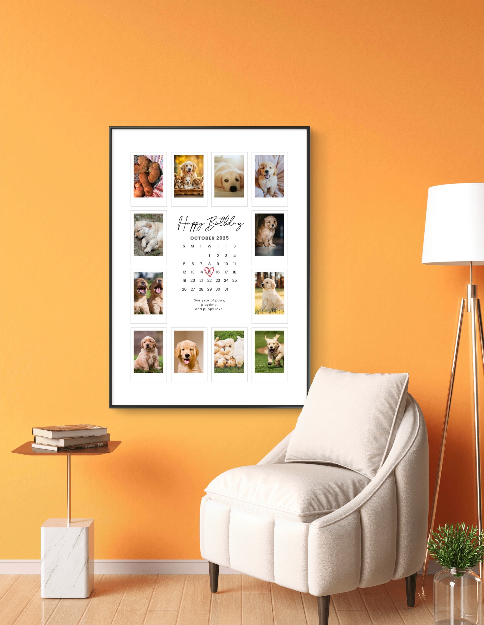 기념일 선물 액자 결혼 웨딩 커플 연인 1주년 100일 돌잔치 출산 LO1