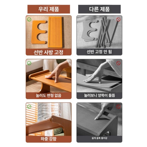 모던 슬림 틈새 4단 신발장 현관 수납공간 티 정리대 컬러 7단 30 티 컬러 2단 30 - 상세 이미지 3