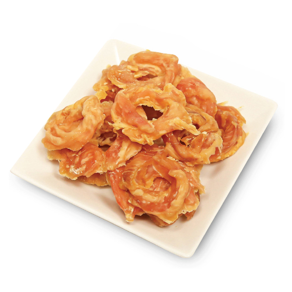 테비 강아지간식 사사미 실속포장 1kg (닭가슴살도넛) - 상품 이미지
