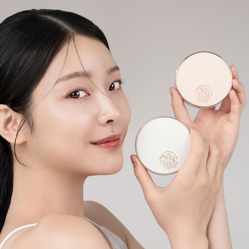 [SET] 뷰디아니 잡티커버 승무원팩트 타이트업+글로우업 쿠션 본품 각12g 2종세트 - 상세 이미지 2