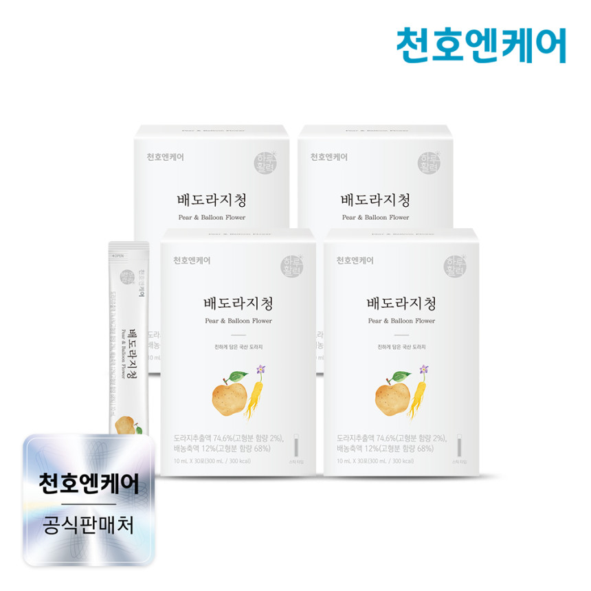 천호엔케어 국산 생 도라지 약도라지 배도라지청 스틱 30포, 4개 사진 1