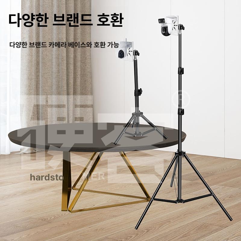 캠코더 거치대 CCTV 액션캠 높이조절 볼헤드 이동식 50-110cm - 상세 이미지 5