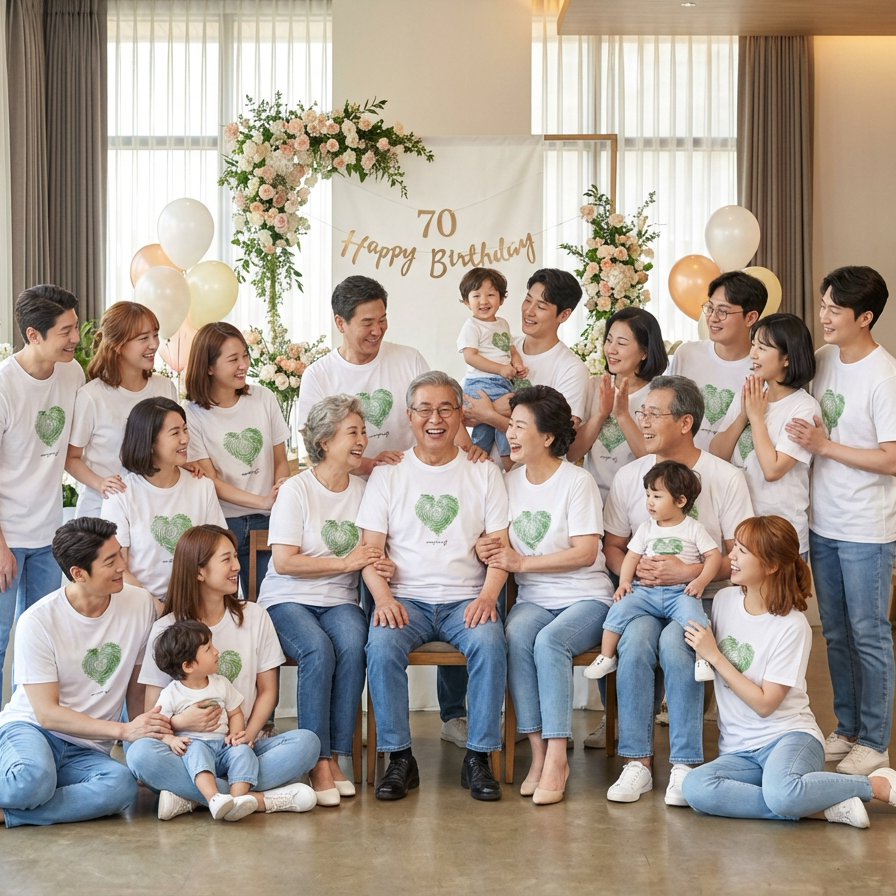 몽피마피 시그니처 가족티 패밀리룩 돌촬영 여행 사진의상 반팔 맨투맨 이미지 7
