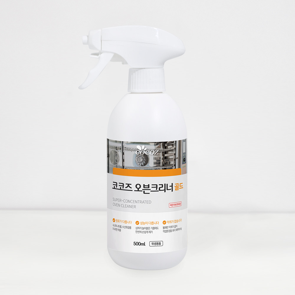 코코즈 오븐크리너 골드 주방 후드 기름때 제거 세정제 500ml - 상품 이미지