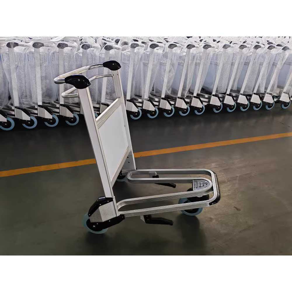 공항 카트 벨보이 핸드카트 손수레카트 구르마 캐리어 X320-LW1D 원형 핸들/바스켓 미포함 - 상품 이미지