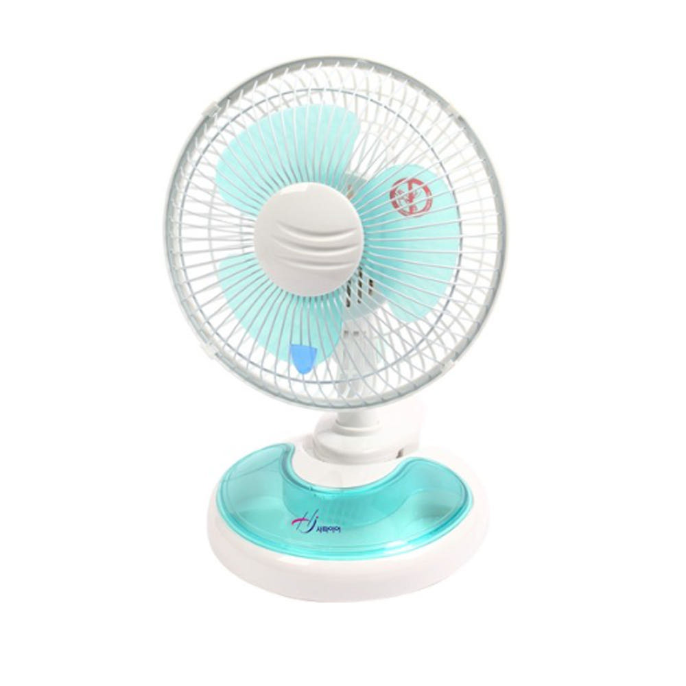신일 홍진 클립 미니 선풍기 거치 모습