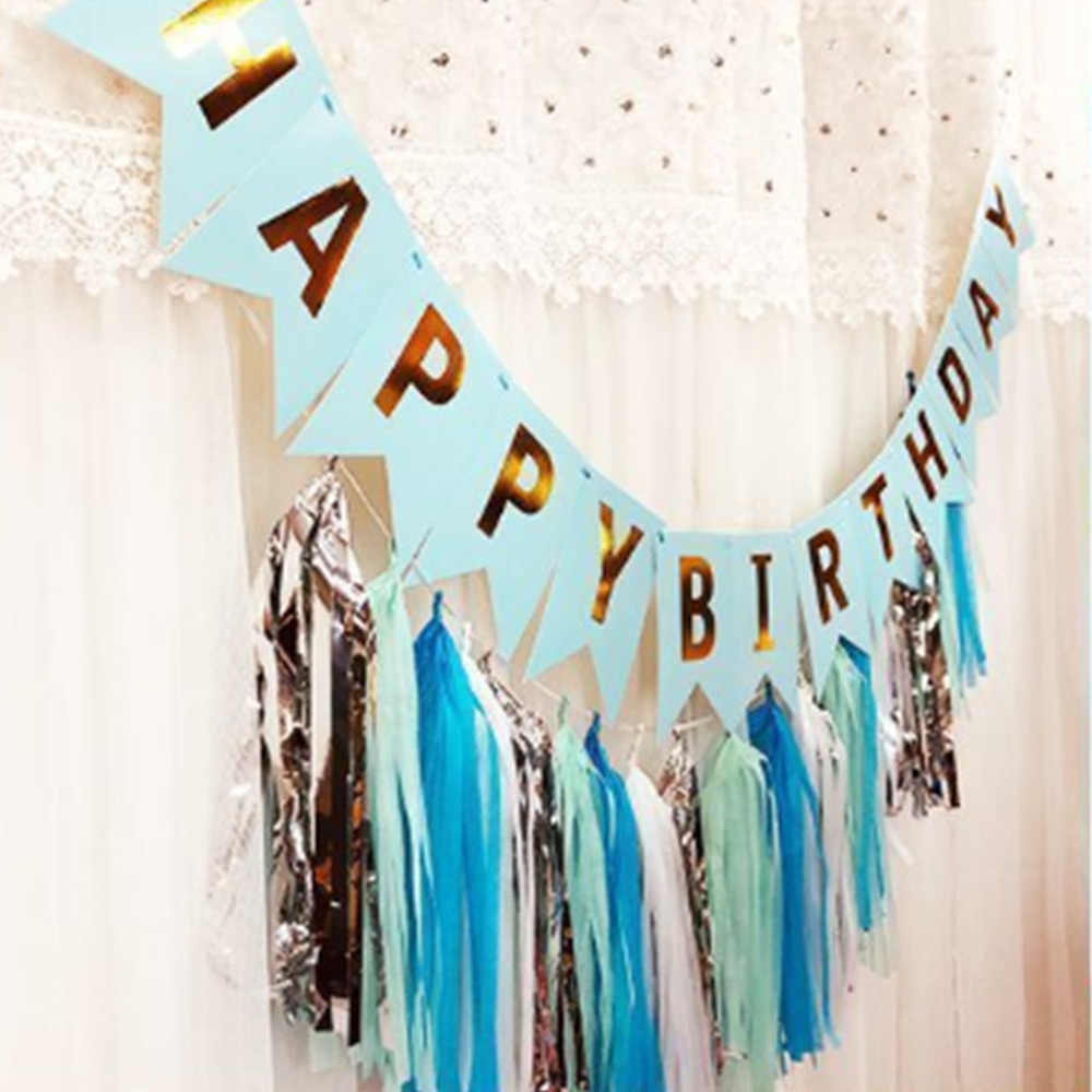 해피벌스데이 생일축하 가랜드 환갑 칠순가랜드 - 상품 이미지