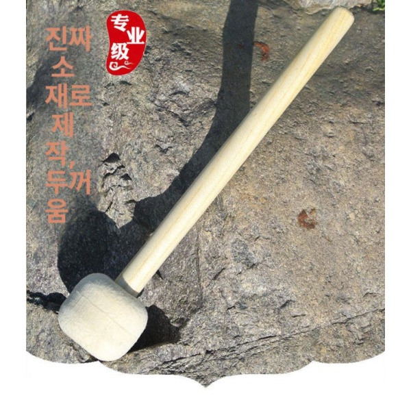 프로페셔널 울 펠트 드럼 말렛 헤드 베이스 타악기 스틱 As 우드 핸들 드럼스틱 지름6cm 우드 핸들 울 펠트 드럼스틱 지름6cm - 상세 이미지 4