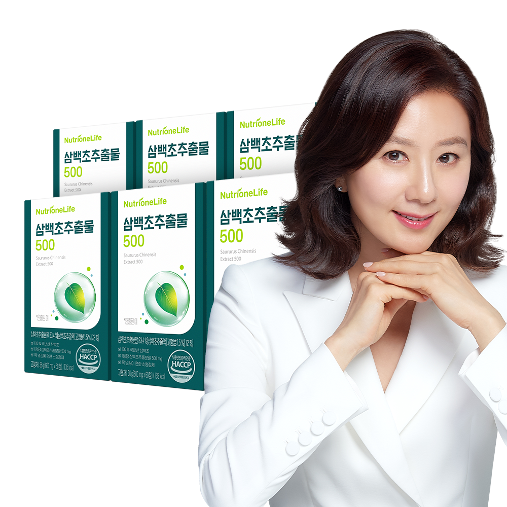 뉴트리원 삼백초 추출물 500 퀘르세틴 60정, 6개 제품 이미지
