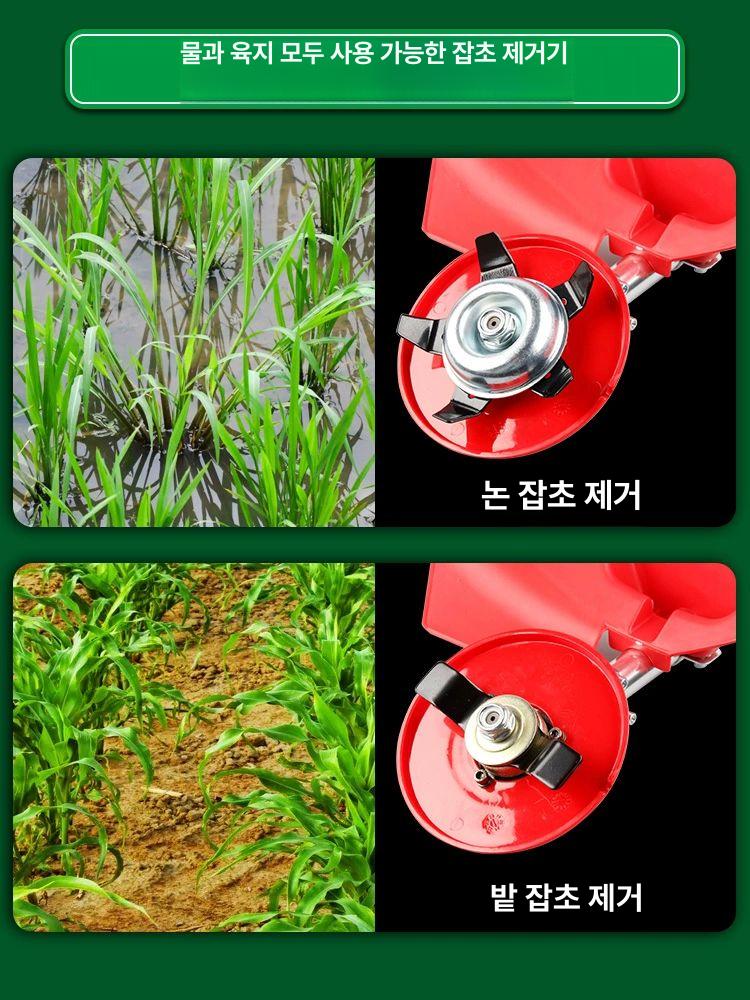 코어 논갈이 예초기 잡초 제초날 쟁기 칼날 논전용 8 1인치 잔디 구동 바퀴+고정 나사 - 상세 이미지 5