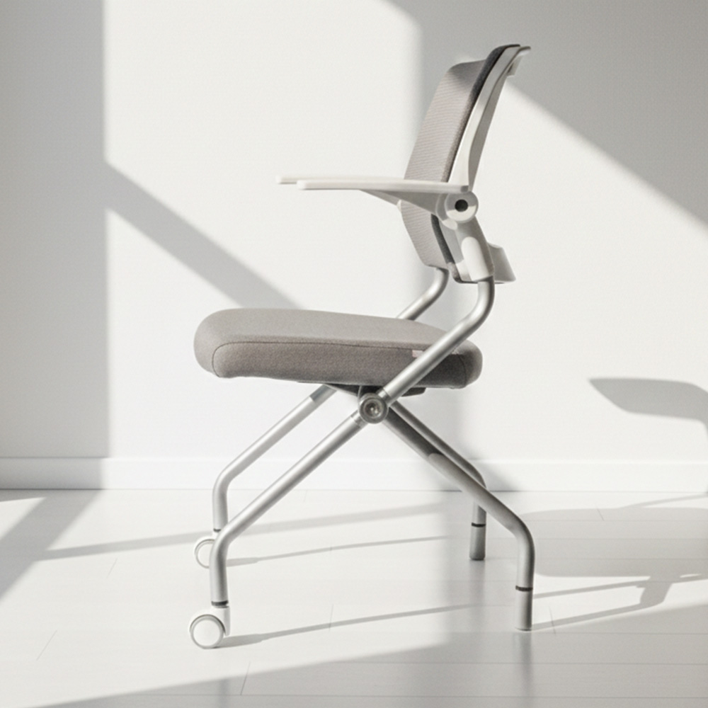 뷰티즈체어 접이식 학생 공부 바퀴없는 책상 의자 회의용 서울대 틸팅 조절, 3.W 라베