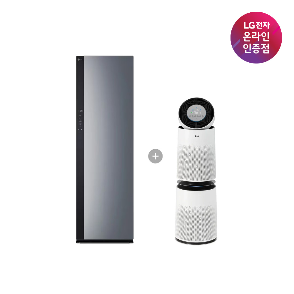 LG 스타일러 + LG 퓨리케어 AI 360 공기청정기 (SC5GMR52S + AS285DWWC) - 상세 이미지 2