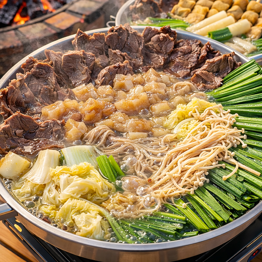 수육 전골 밀키트 캠핑요리 테오푸드 아롱사태