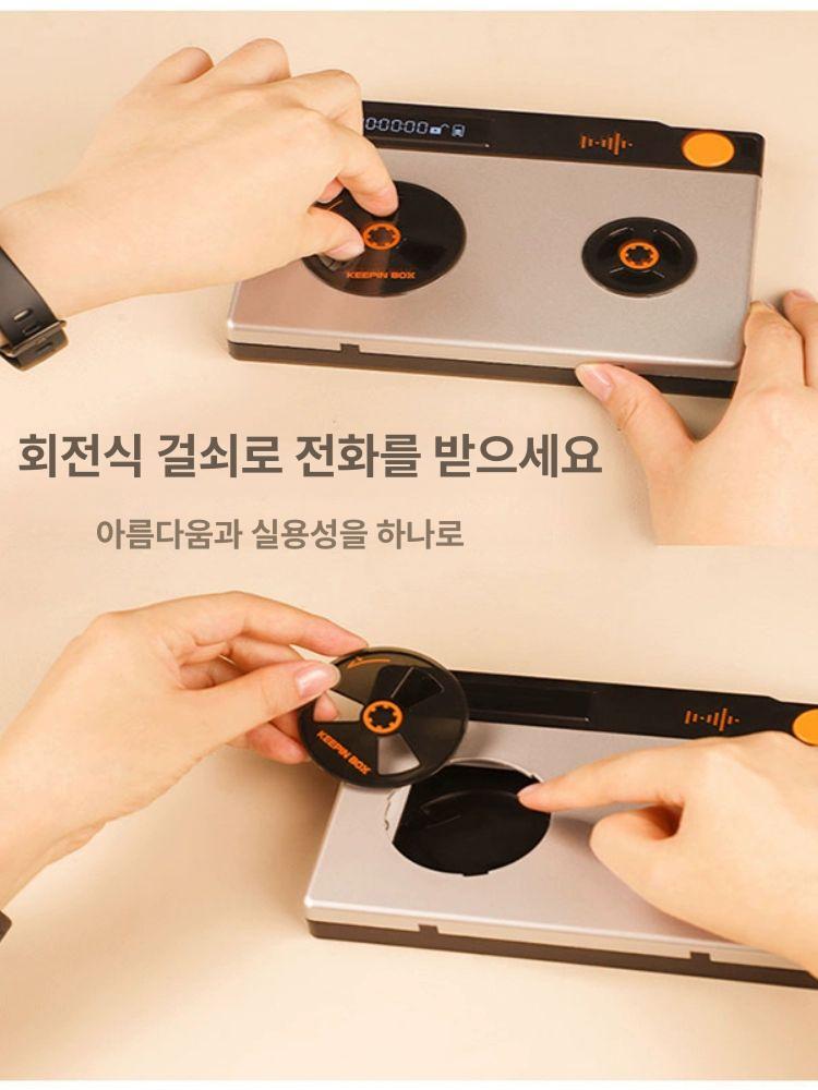 휴대폰 감옥 디톡스 카세트 디자인 테이프 잠금상자 자습 싱글 블랙 미러 폴리싱 - 상세 이미지 2