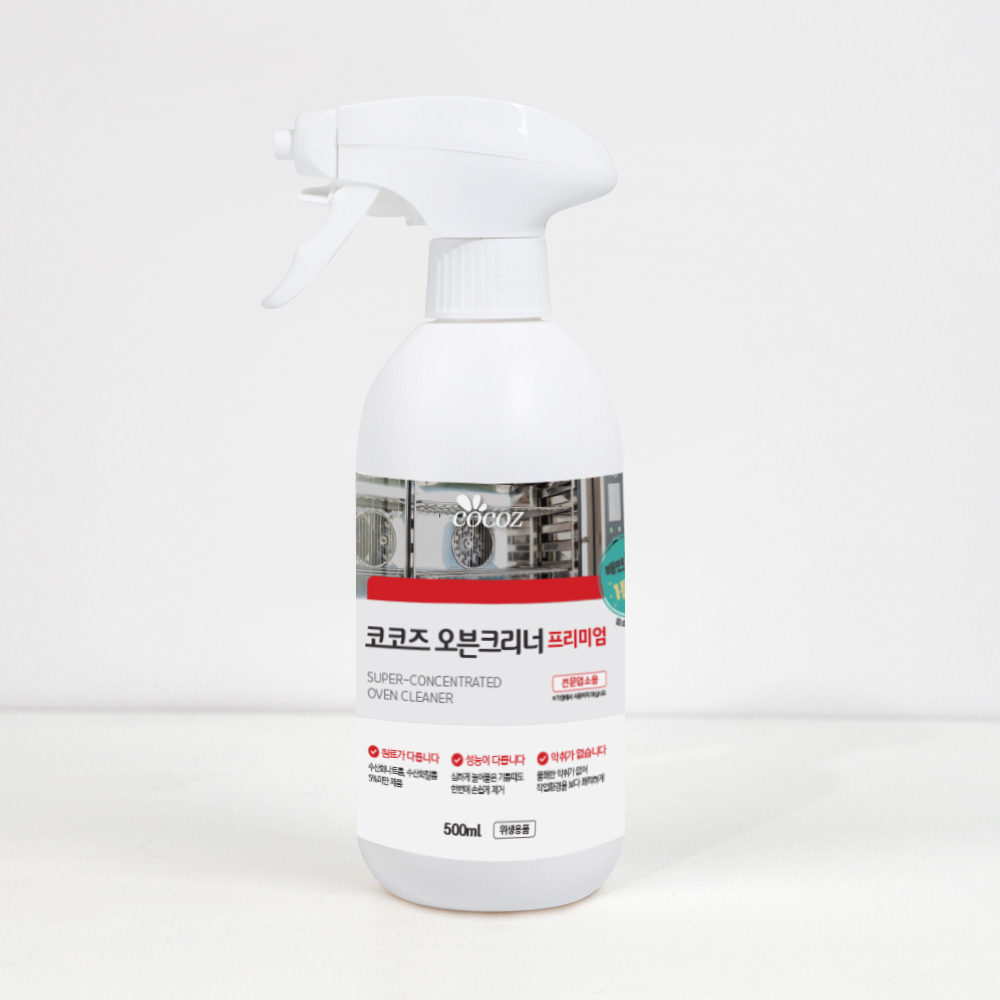 코코즈 오븐크리너 프리미엄 500mL 식당 업소용 기름때 찌든때 초강력 제거 - 상품 이미지