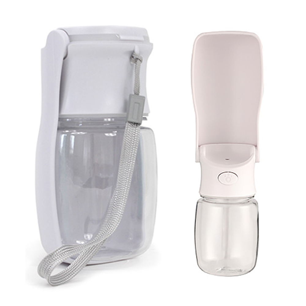 쥬쥬베 접이식 펫 텀블러 350ml (화이트) - 상품 이미지