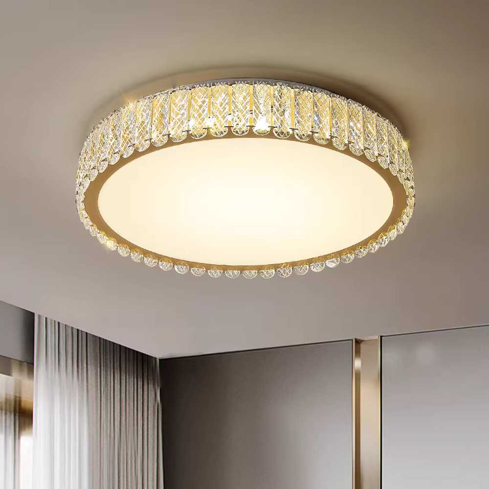 크리스탈 방등 천장조명 원형 전등 거실 LED 인테리어 40cm - 상세 이미지 5