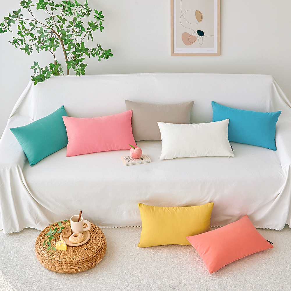 거실 쇼파쿠션 직사각 직사각형 인테리어 북유럽 다크그레이