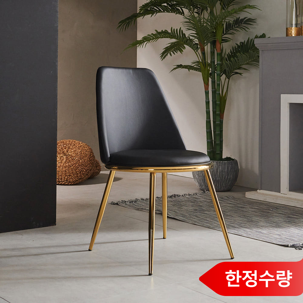 티에스퍼니처 모나코 골드 인테리어 식탁의자 - 상품 이미지