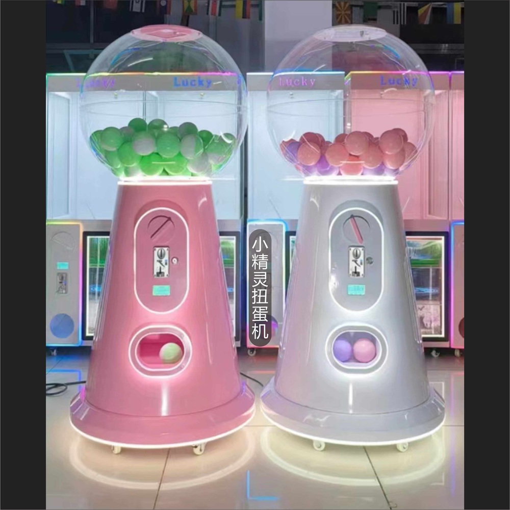 캡슐 뽑기 머신 대형 가챠 미니어처 자판기 핑크 장난감 이벤트 전용 자동판매기 미니 사이클론 가챠 머신 - 상세 이미지 3