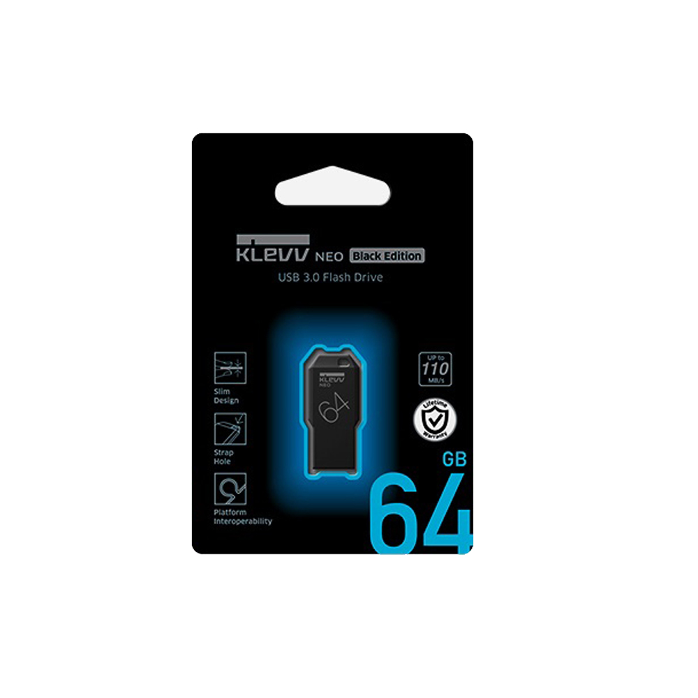 에센코어 KLEVV NEO 메모리 64GB, USB 3.0 블랙 - 상세 이미지 3