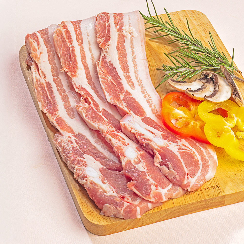 국내산 돼지 한돈 냉장 삼겹살 목살 캠핑 500g 1kg - 상품 이미지