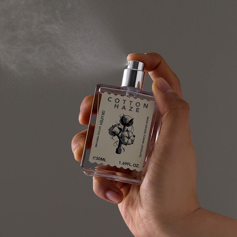 [기프트케이스증정] 그라펜 8시간지속 타투 퍼퓸 코튼헤이즈(머스크/포근한), 50ml, 1개 - 상세 이미지 5