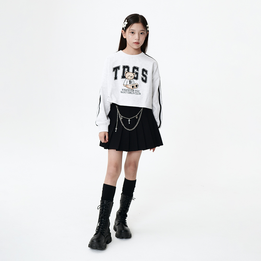 [더데이걸] 뒤 밴딩 플리츠 스커트 TGWH24W02_7358 이미지 6