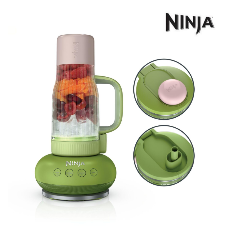 닌자 NINJA BLENDBOSS DB351EU 스무디 휴대용 블렌더 그린 - 상품 이미지