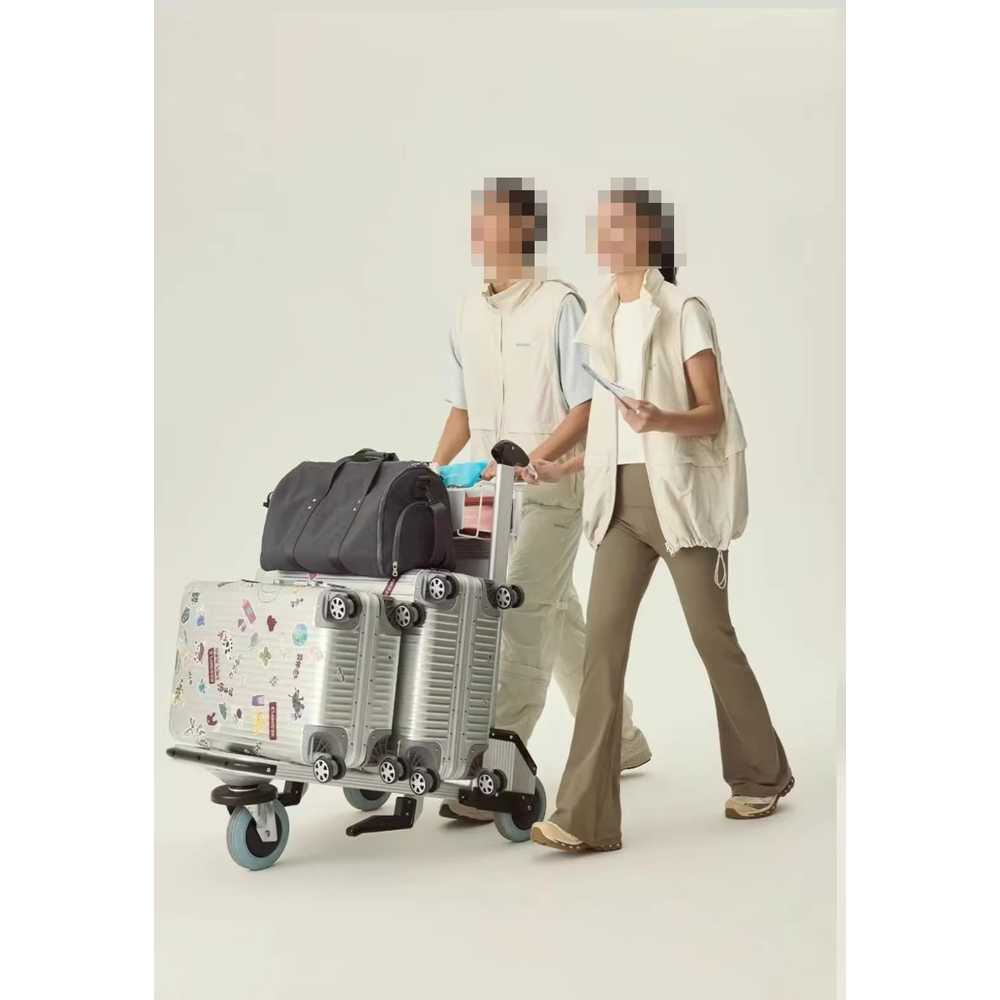 공항 카트 벨보이 핸드카트 손수레카트 구르마 캐리어 X320-LW1D 원형 핸들/바스켓 미포함 - 상세 이미지 5