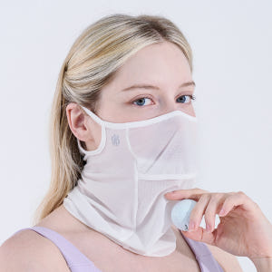 베일리화이트 골프 마스크 오픈형 자외선차단 얼굴 햇빛가리개 여름 안면 자... 운동러 솔직 후기 | 실사용 리뷰 - 상품 이미지 3